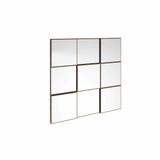 Painel Decorativo Quadriculado Espelhado 75x75cm TB86 Dalla Costa