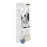 Painel Decorativo Style Branco Com Espelho BR22_BR Estilare