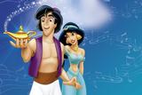 Painel Festa Aladdin 150x100cm - X4adesivos