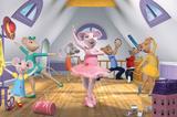Painel Festa Angelina Ballerina 150x100cm - X4adesivos