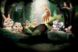 Painel Festa Bambi 150x100cm - X4adesivos