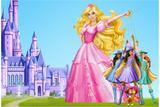 Painel Festa Barbie 150x100cm - X4adesivos