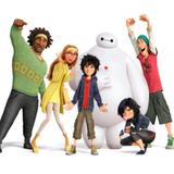 Painel Festa Big Hero 6 150x100cm - X4adesivos