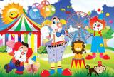 Painel Festa Circo 150x100cm - X4adesivos