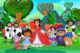 Painel Festa Dora Aventureira 150x100cm - X4adesivos