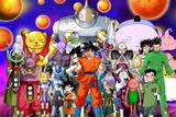 Painel Festa Dragon Ball 150x100cm - X4adesivos