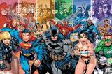 Painel Festa Liga da Justiça 150x100cm - X4adesivos