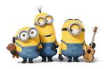 Painel Festa lona Minions 150x100cm - X4adesivos