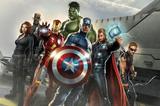 Painel Festa Vingadores 150x100cm - X4adesivos