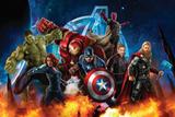 Painel Festa Vingadores 150x100cm - X4adesivos