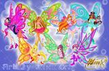 Painel Festa Winx 150x100cm - X4adesivos