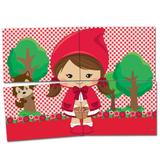 Painel Gigante para Decoração Chapéuzinho Vermelho Festcolor - Festabox