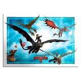Painel Gigante para Decoração Como Treinar seu Dragão Festcolor - Festabox