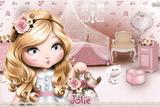 Painel lona Decorativo Jolie 150x100cm - X4adesivos