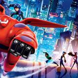 Painel lona Festa Big Hero 6 150x100cm - X4adesivos