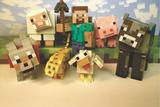Painel lona Festa Minecraft 150x100cm - X4adesivos