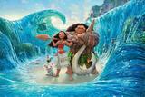 Painel lona festa Moana 150x100cm - X4adesivos