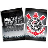 Painel para Decoração Corinthians 4 Lâminas Festcolor - Festabox