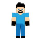 Painel para Decoração EVA Menino Game para Festa Minecraft Grintoy - Festabox