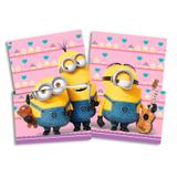 Painel para Decoração Minions Rosa Festcolor