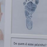 Painel Porta-Retrato Baby Love 1F 10x15 cm com Janela Branco - Kapos