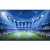 Painel Retangular Estampado Estádio de Futebol - Enrolado tecidos