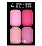 Paleta de blush matte 4 cores Nicka New York CBM01 - Nicka k