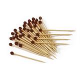 Palito para Enfeitar Doces e Salgados Pedra Marrom 50 unidades - Festabox