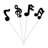 Palito Pick Grande Notas Musicais 10 unidades Festança - Festabox