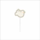Palito Pick Pomba Primeira Comunhão 10 unidades Duster - Festabox