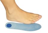 Palmilha siligel inteira com ponto azul 6002 ortho pauher