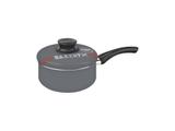 Panela 18cm 2 0l bakery cinza aluminio com revestimento antiaderente e poliester tramontina