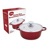 Panela 20 cm Revestida Cerâmica Fundo Indução - Cook Max