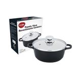 Panela alumínio fundido revestimento cerâmico 16 cm - Clink