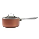 Panela Antiaderente Com Tampa Curry 1.45 L Cobre Brinox