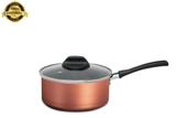 Panela com tampa Ø18 cm 1,75 L Clove Ø 18 x 8 cm - 1,75 L - Cobre Brinox
