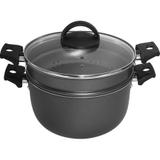Panela Cozi Vapore Alumínio Antiaderente 20cm Tvt 8215 Mta