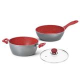 Panela Day By Day 24cm + Family Size 24cm + Tampa 24cm Polishop