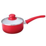 Panela de Alumínio com Revestimento Cerâmico 16cm Vermelha - Clink