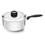 Panela de alumínio polido com cabo 24cm 5L Eterna - Nigro (Cód. 2659)