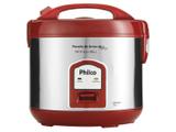 Panela de Arroz Elétrica Philco PH10 Visor Glass - 700W 1,8L Vermelho