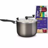 Panela De Pipoca Antiaderente Mta 4,8l Supra Tampa De Vidro