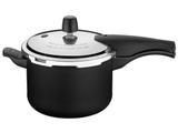 Panela de pressao 20cm 4 5l vancouver preto aluminio com revestimento antiaderente tramontina
