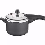 Panela de pressao 4,5l vancouver preto antiaderente 20582620 - Tramontina