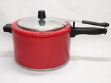 Panela de Pressão 7 l Vermelho - Aluminio nacional