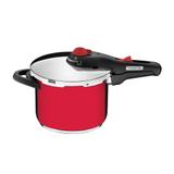 Panela de Pressão Aço Inox 6 Litros Solar - Vermelho - Tramontina