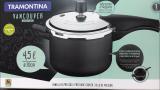 Panela de Pressão Alumínio 20 Cm 4,5L Vancouver Tramontina Preta