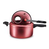 Panela De Pressão Cereja 3 Litros Com Visor - Mta