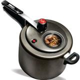 Panela De Pressão Com Visor 4.5l Antiaderente 6000 Mta