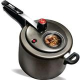Panela De Pressão Com Visor 4.5l Antiaderente 6000 Mta